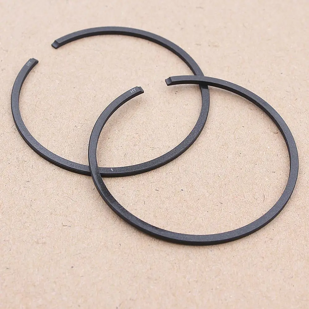 2pcs 42 millimetri x 1.5 millimetri Pistone Anelli Per Husqvarna 42 45 242 246 343 F/FR/ FRM 343 R/RX 345 F/FR/FRM Motosega Parte 503289005