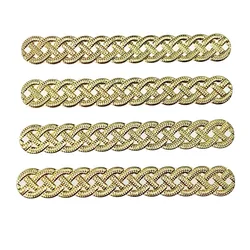 10 pcs Metal Twist Long Connectors For Jewelry Projects 13*99mm Gold color DIY Supplies For Handmade Crafts