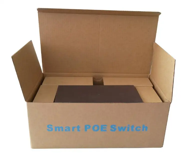 Homeeye Video Intercom Accessoires Poe Poe Switch Power Uitwisseling 4 Poorten Inbegrepen Power Adapter