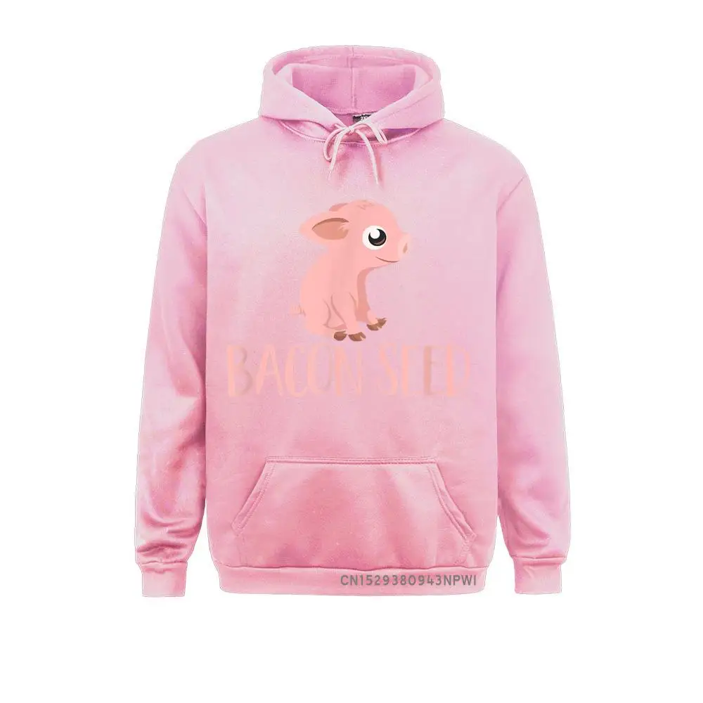 Bacon Seed Piggie Pullover - Cute Baby Pig Pork Meat Joke Tee Funny Custom Sweatshirts Mens Hoodies Fitness Hoods Winter