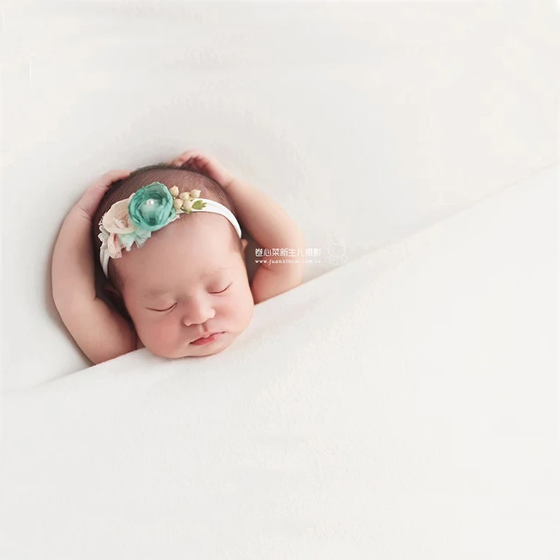 150X160 CM Newborn Photography Props Backdrop Soft Fabrics Shoot Studio Accessories Baby Posing Frame Blankets Multiple Colors