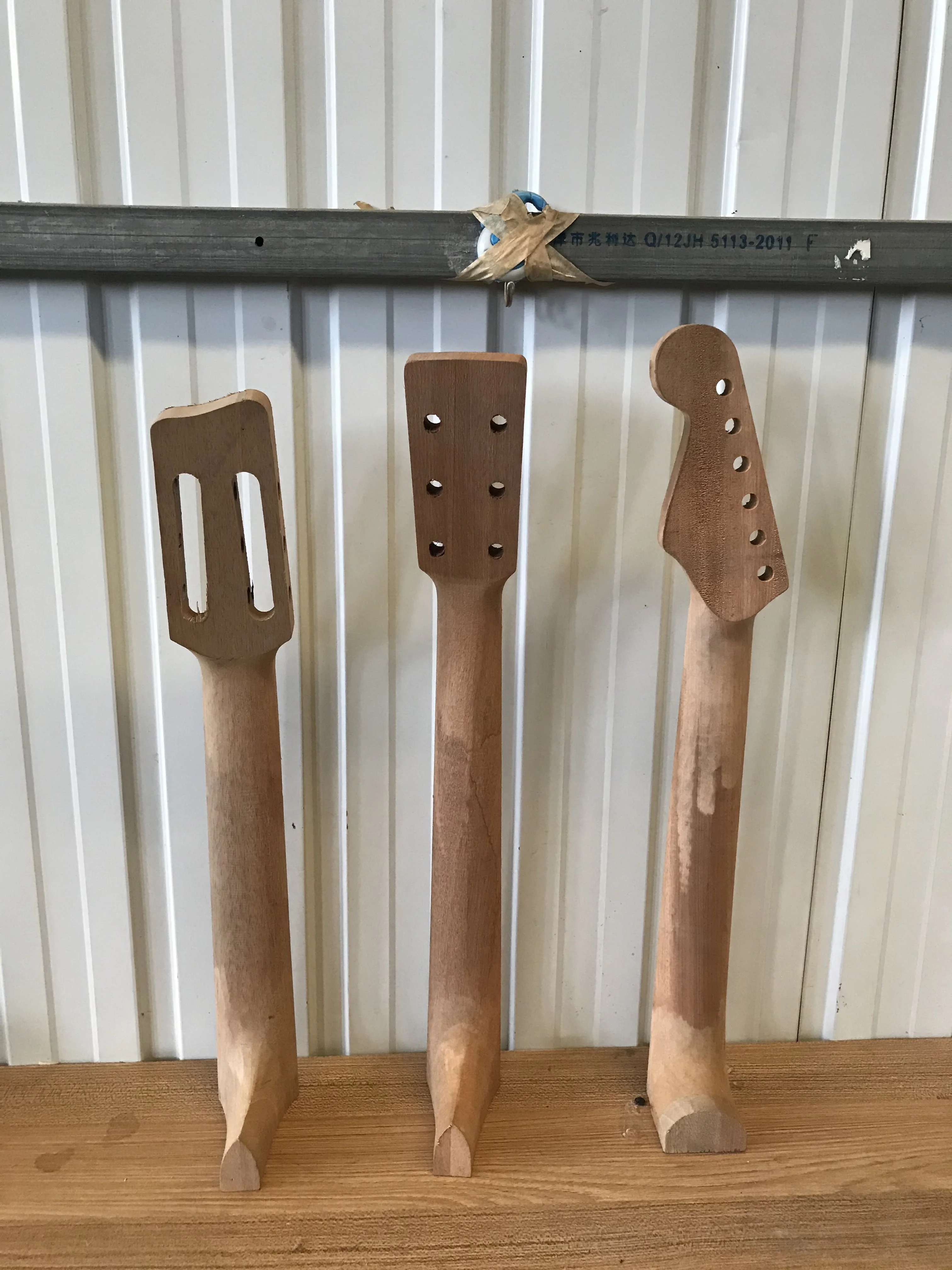 Mahogany Maple Acoustic Guitar Neck Headstock, Unfinished DIY Parts, Classical Guitar Replacement, High Quality, 1 Pc