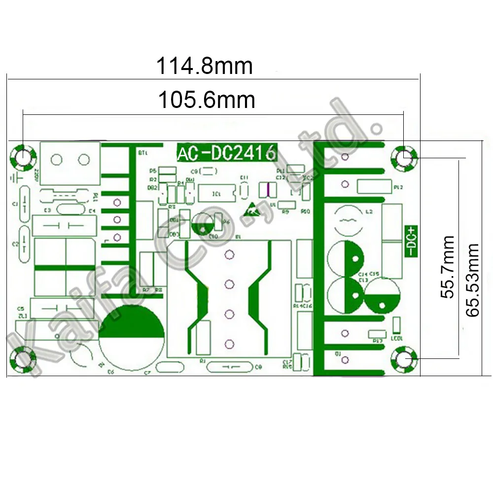 1PCS AC 110V-220V To DC 36V Switching Power Supply Board AC-DC Power Module 36V 5A 180W AC-DC2416