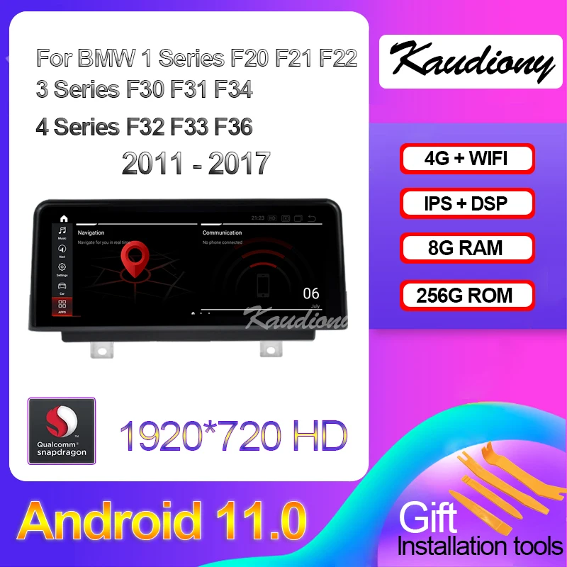 

Kaudiony Android 11 For BMW 1 3 4 Series F20 F21 F22 F30 F31 F34 F32 F33 F36 Car DVD Player Auto Radio GPS Navigation 2004-2012