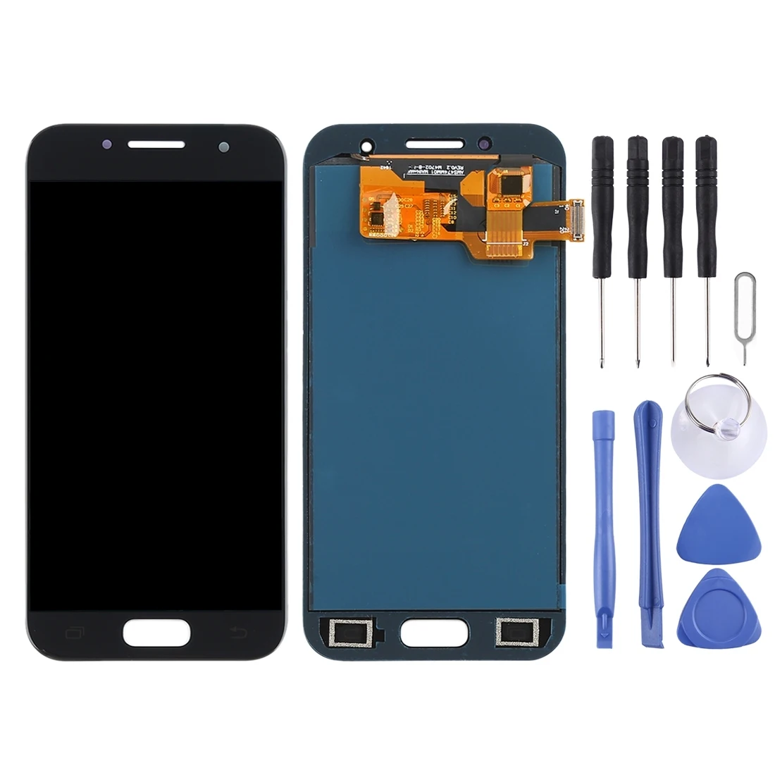 LCD Screen and Digitizer Full Assembly  for Galaxy A3 (2017), A320FL, A320F, A320F/DS, A320Y/DS, A320Y  (TFT Material) (Black)