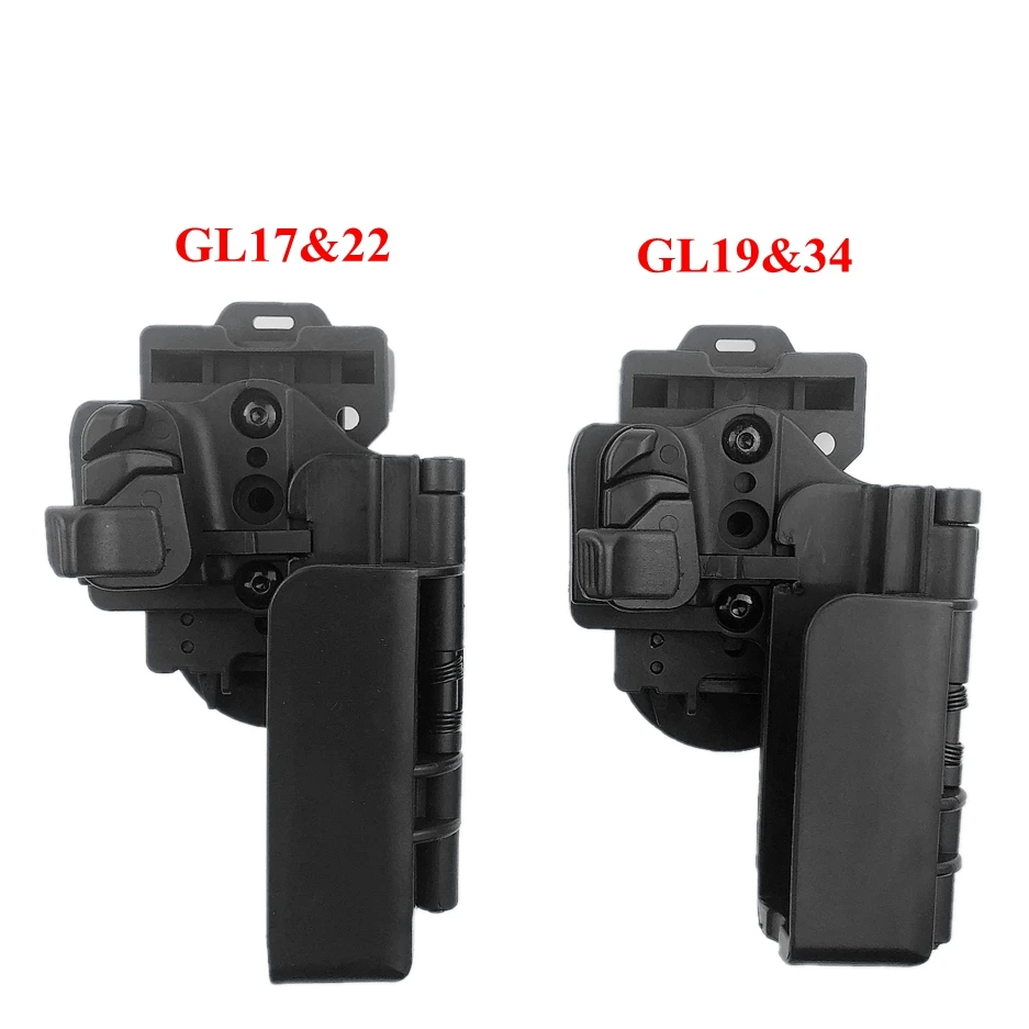 IPSC Quick Pull Glock 17 19 22 34 Gun Holster Quick Draw Belt Clip Holster Tactical Pistol G17 G19 Holster Airsoft Accessories