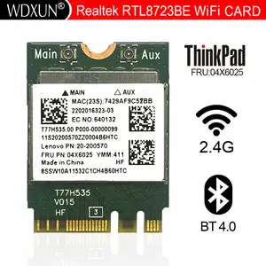 For Realtek RTL8723BE 802.11bgn NGFF Wireless Wifi For Bluetooth-compatible  4.0 Card For HP ProBook 430 440 455 G3 - AliExpress