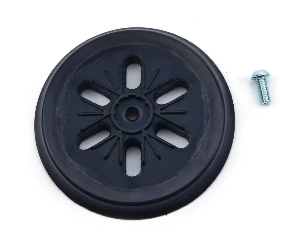Tampone abrasivo di backup a 6 fori da 6 pollici (150mm) tampone di supporto filettato M8 senza polvere per dischi abrasivi a strappo da 6 "accessori per elettroutensili