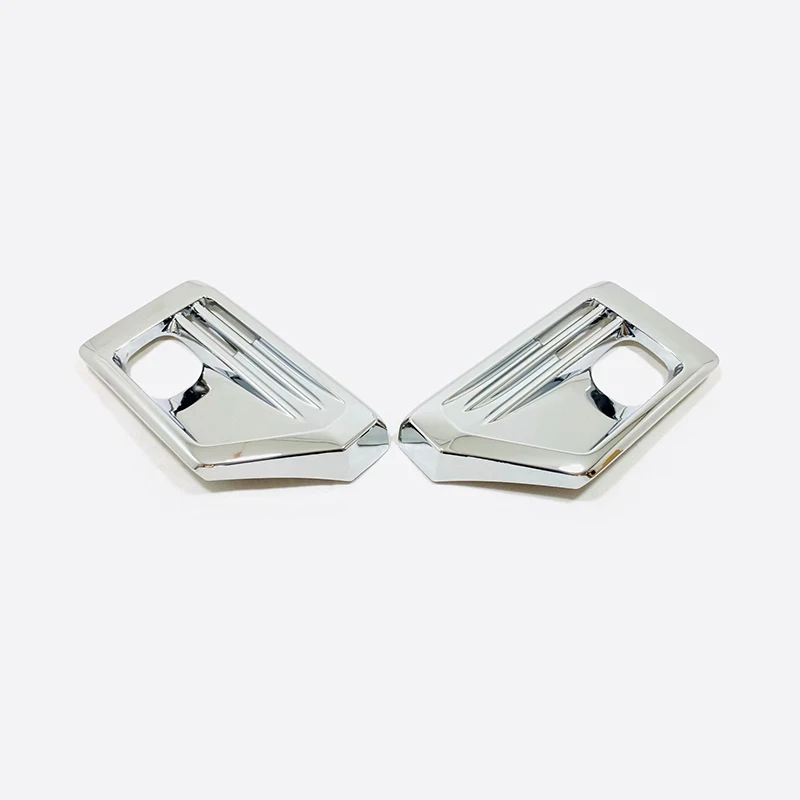 

For Toyota RAV4 Adventure 2019 High Quality ABS Chrome Front fog lampshade Sticker Cover Trim car accessories styling 2pcs