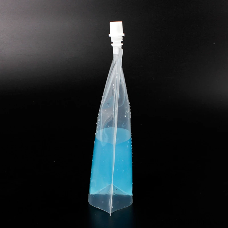 500Pcs Plastic Drink Packaging Bag 200-600ml Stand-up Spout Pouch for Beverage Liquid Juice Milk Coffee Drink Bags