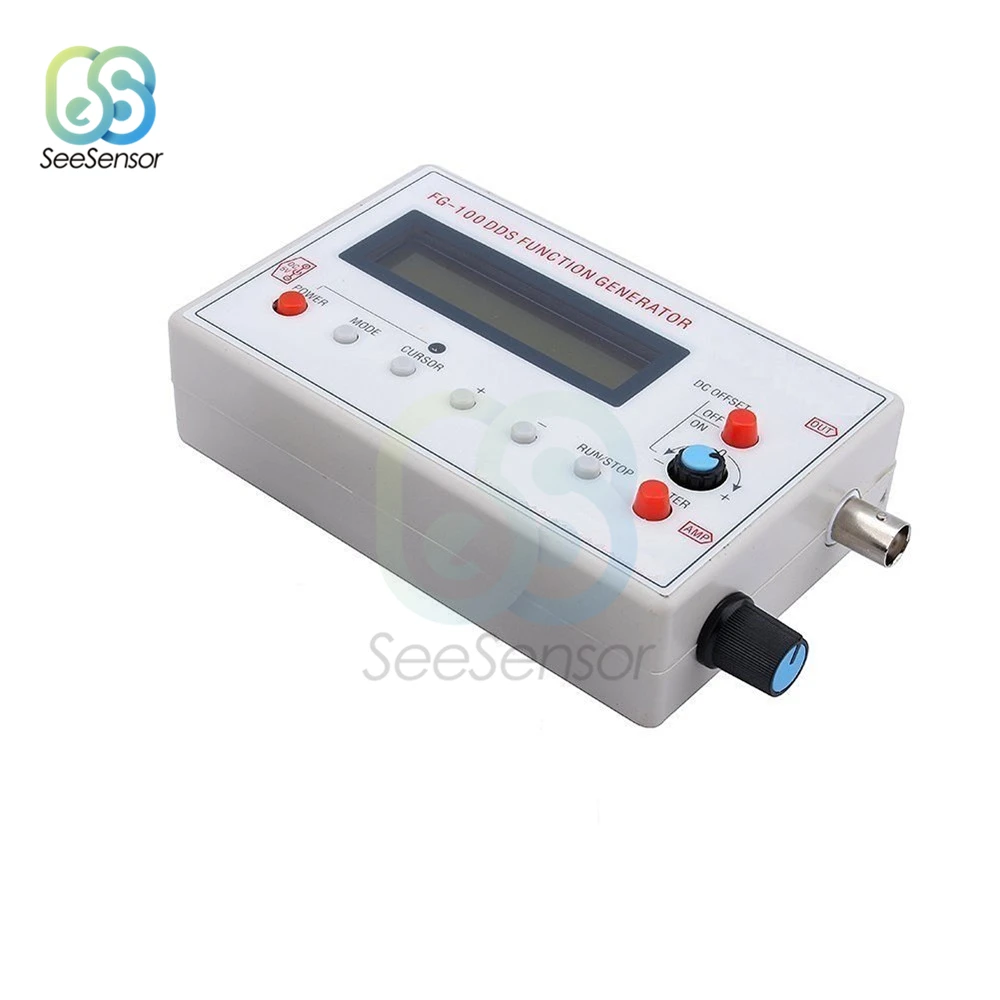 FG-100 DDS وظيفة إشارة مولد عداد التردد 0.01 هرتز - 500 كيلو هرتز وحدة مصدر الإشارة شرط + مربع + سن المنشار الموجي