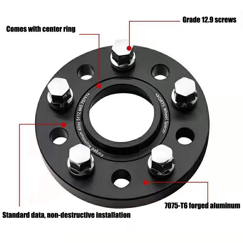 espaciadores de rueda Wheel Spacers 5x112 CB 66.6 Car Accessories Aluminum Adapter For Mercedes-Benz Audi BMW separadores coche