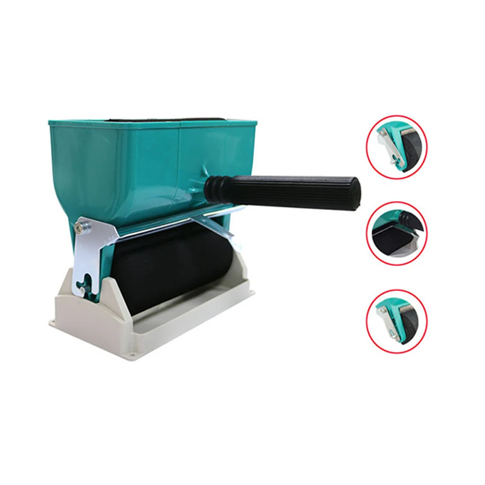 Máquina de colagem portátil portátil com aplicador de cola de rolo manual de 3/6 para trabalhar madeira