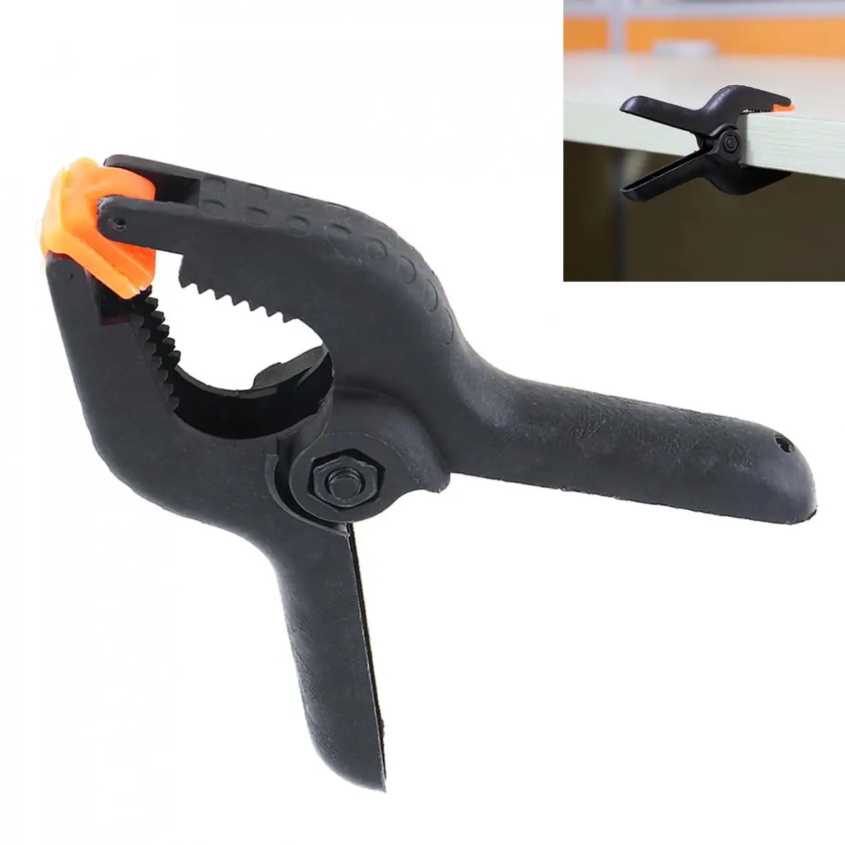 3 Inch Multifunction Fixed Clip with A-type Spring Clamps and 40mm Maximum Opening for Fixed Photography Background Cloth