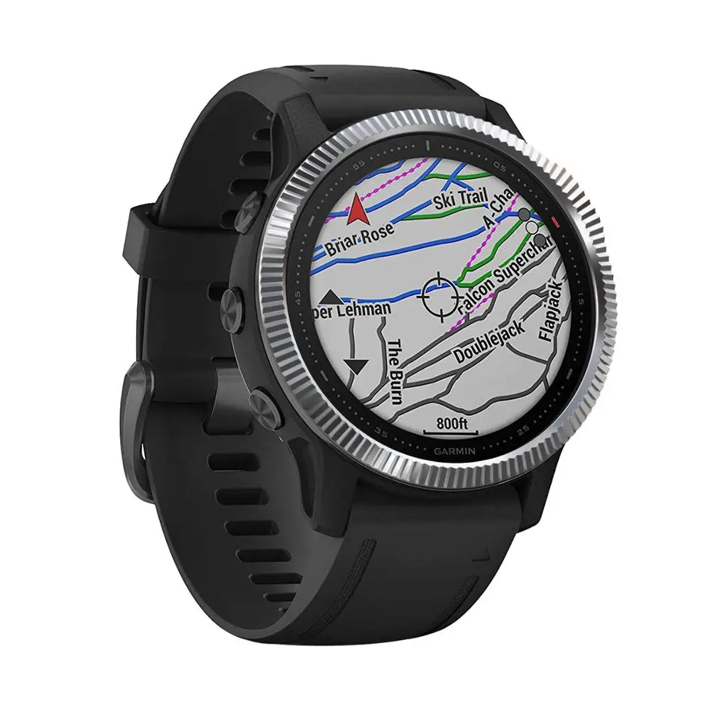 Для Garmin Fenix 6S Pro сапфировое кольцо с металлическим ободом, стильный чехол, умные часы, крышка из нержавеющей стали, защитное кольцо от царапин