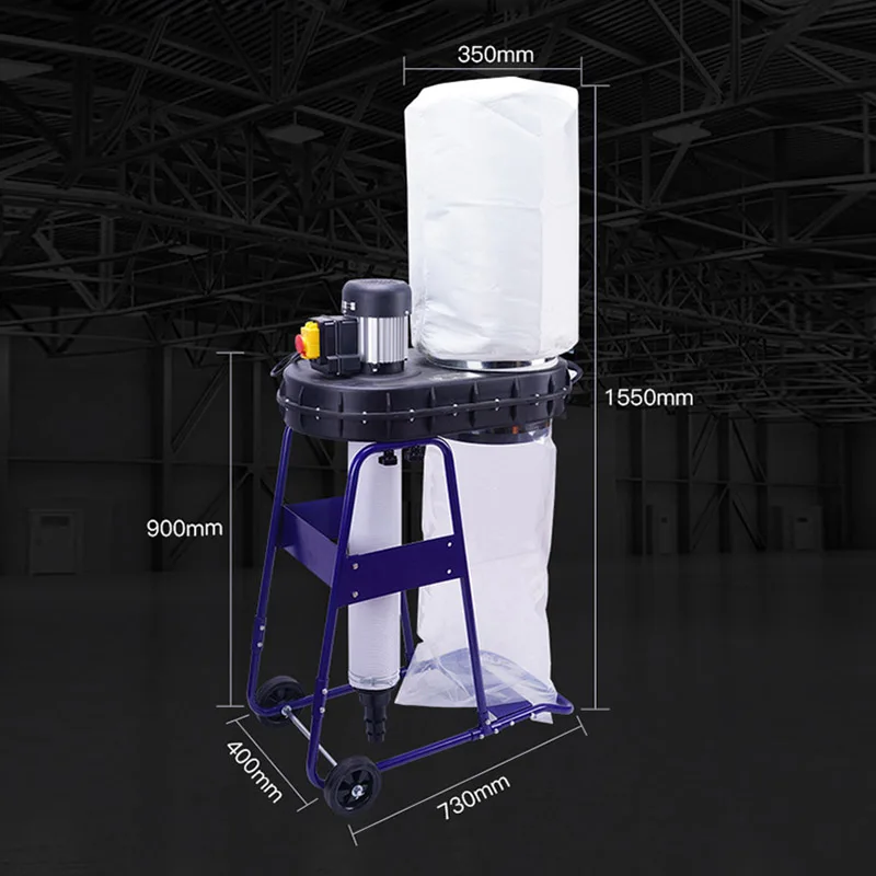 FS-C750 Công Nghiệp Túi Hút Bụi Gỗ Bụi Bụi Thu Thập Thiết Bị Di Động Máy Hút Bụi Phân Cách ExtractorA1-91