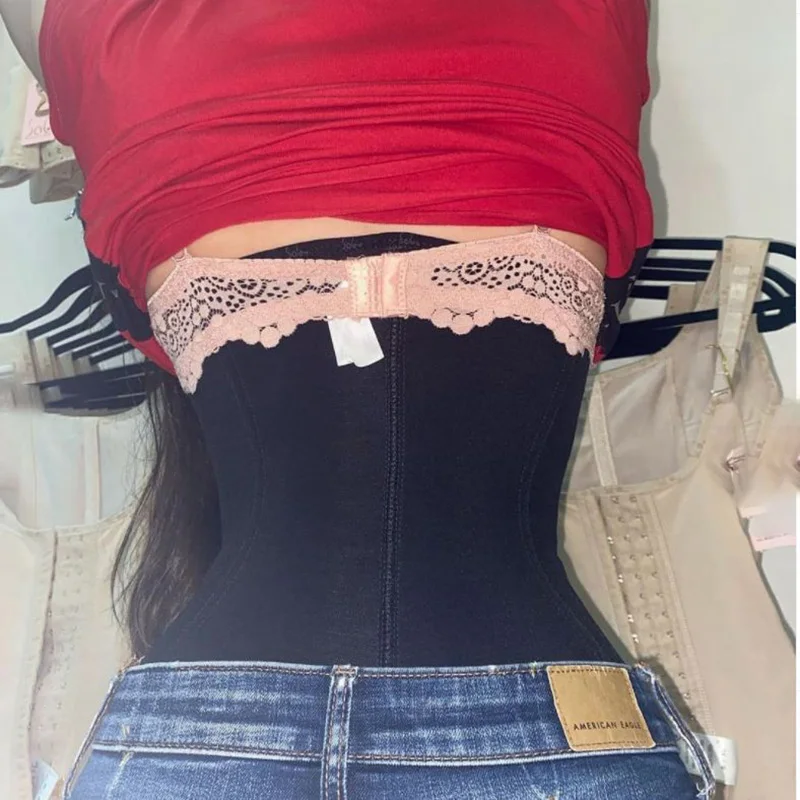 Women's Waist Trainer Slimming Belly Corset Sexy Gothic Underbust Abdominal Tightening Belt Lingerie Shapers Fajas Colombianas