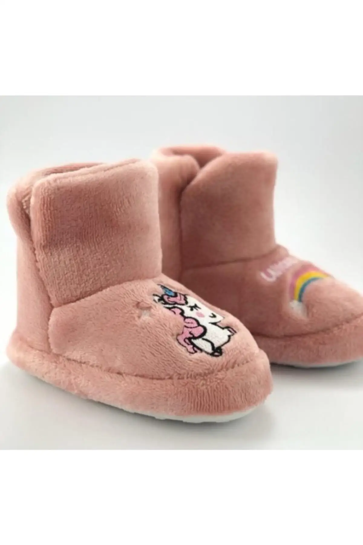 Female Child Pink Unicorn Detailed Boat Fabric beautiful and soft, YOUR CHILD AYAĞINDAN REMOVAL İSTEMEYECEK