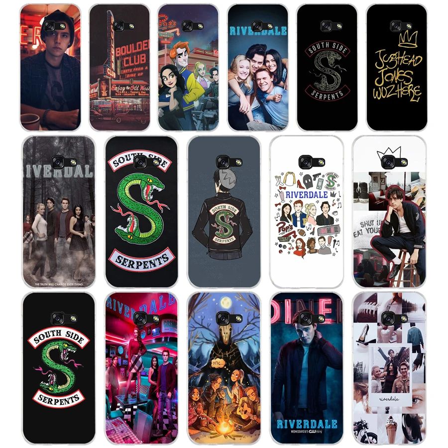 178FG tv riverdale SouthSide Serpent s  Soft Silicone Tpu Cover phone Case for Samsung a3  a5 2017 a6 plus a7 a8 2018 s6 7 8 9