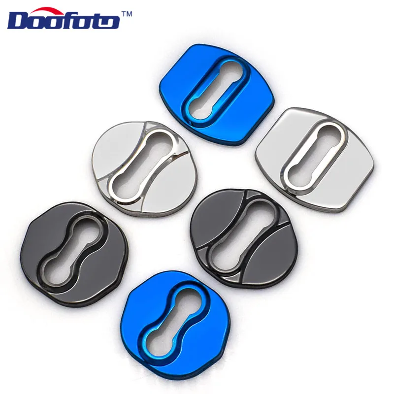 4pcs Car Door Lock Cover For Hyundai Tucson I30 IX35 Creta Solaris I40 Kona IX25 Santa fe Accent Accessories Car Styling