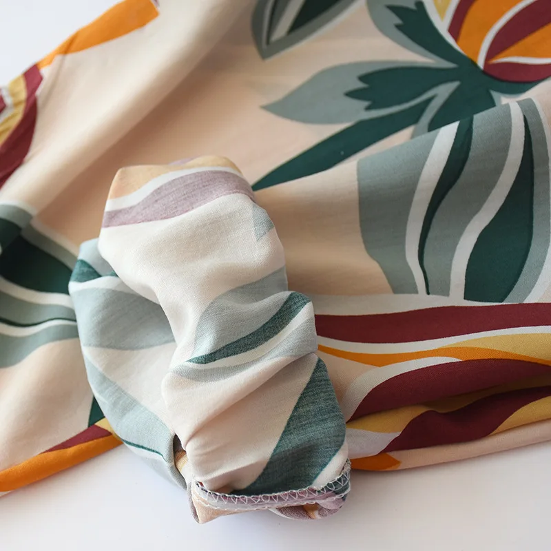 Neue Damen-Kunstbaumwollhosen, mehrfarbig, große Größen, Frühling und Sommer, schmal geschnittene Hosen, dünn, können auch draußen getragen werden, klimatisiert. – Detail 15
