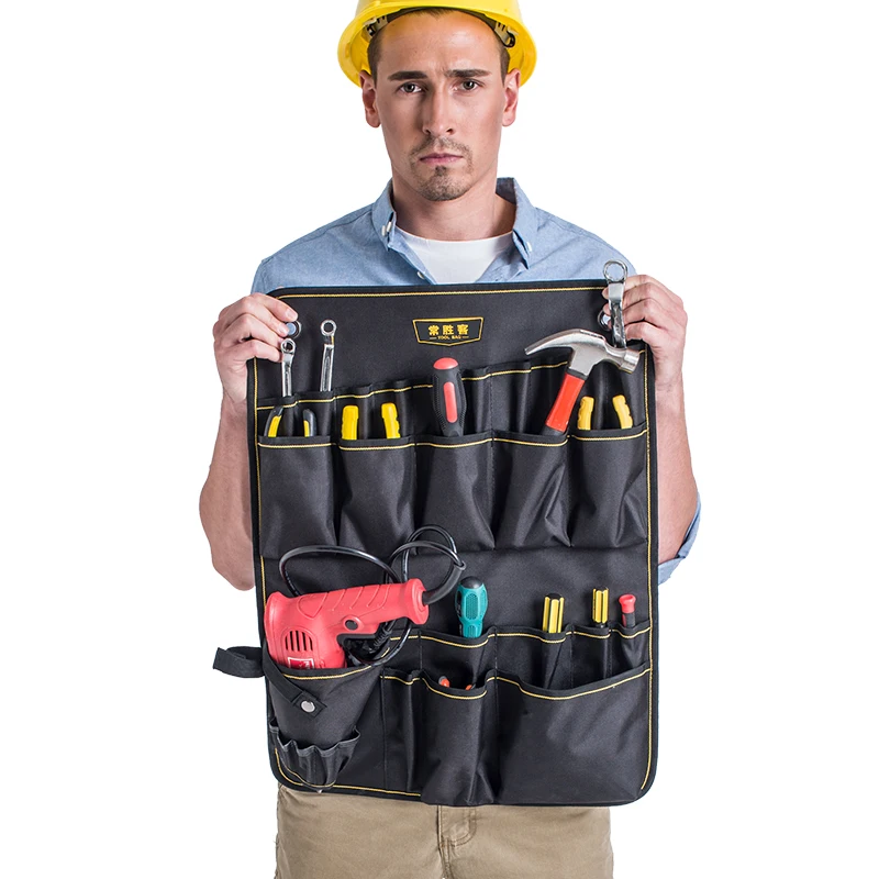 

Electrician Multifunctional Tool Bag Canvas Portable Large Capacity Outdoor Camp Tool Bag Gereedschapstas Tool Storage BD50TB