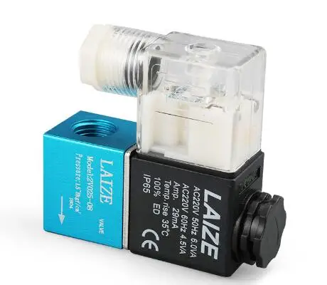 

2V025-08 1/4"BSP DC12V/24V AC24V/36V/110V/220V/380V 2way 2position Pneumatic Electric Solenoid Valve Water Air Oil 2V025-06 1/8"