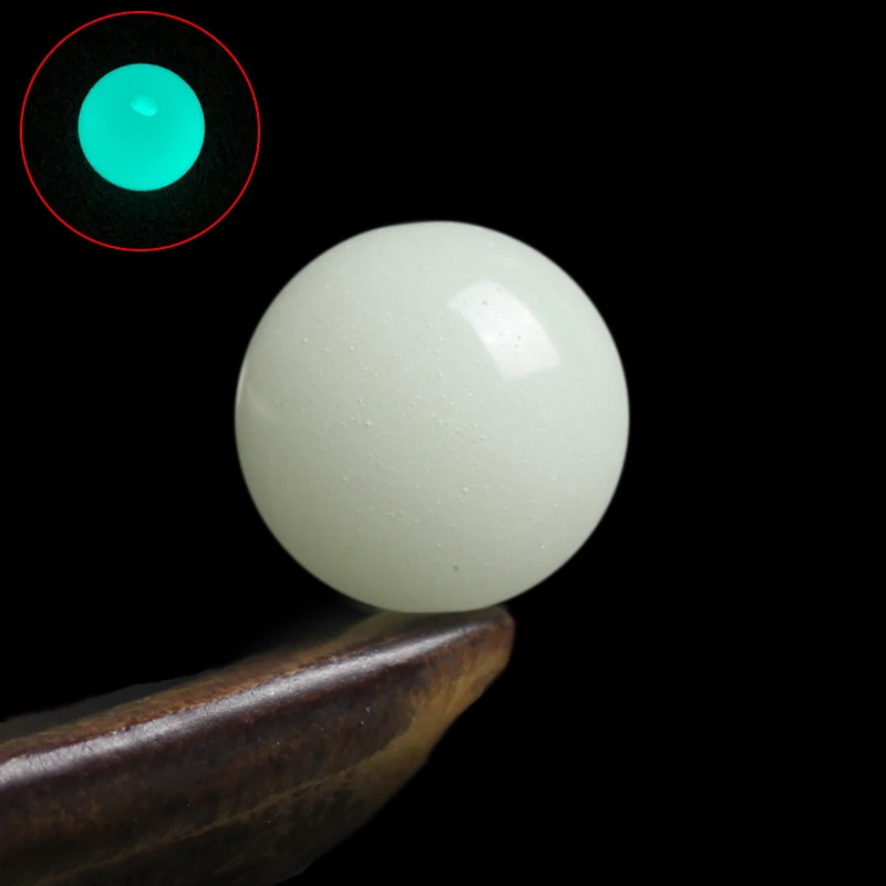 4A Natural Fluorescent Luminous Stone Quartz Crystal Single Bead DIY Beads Jewelry Making