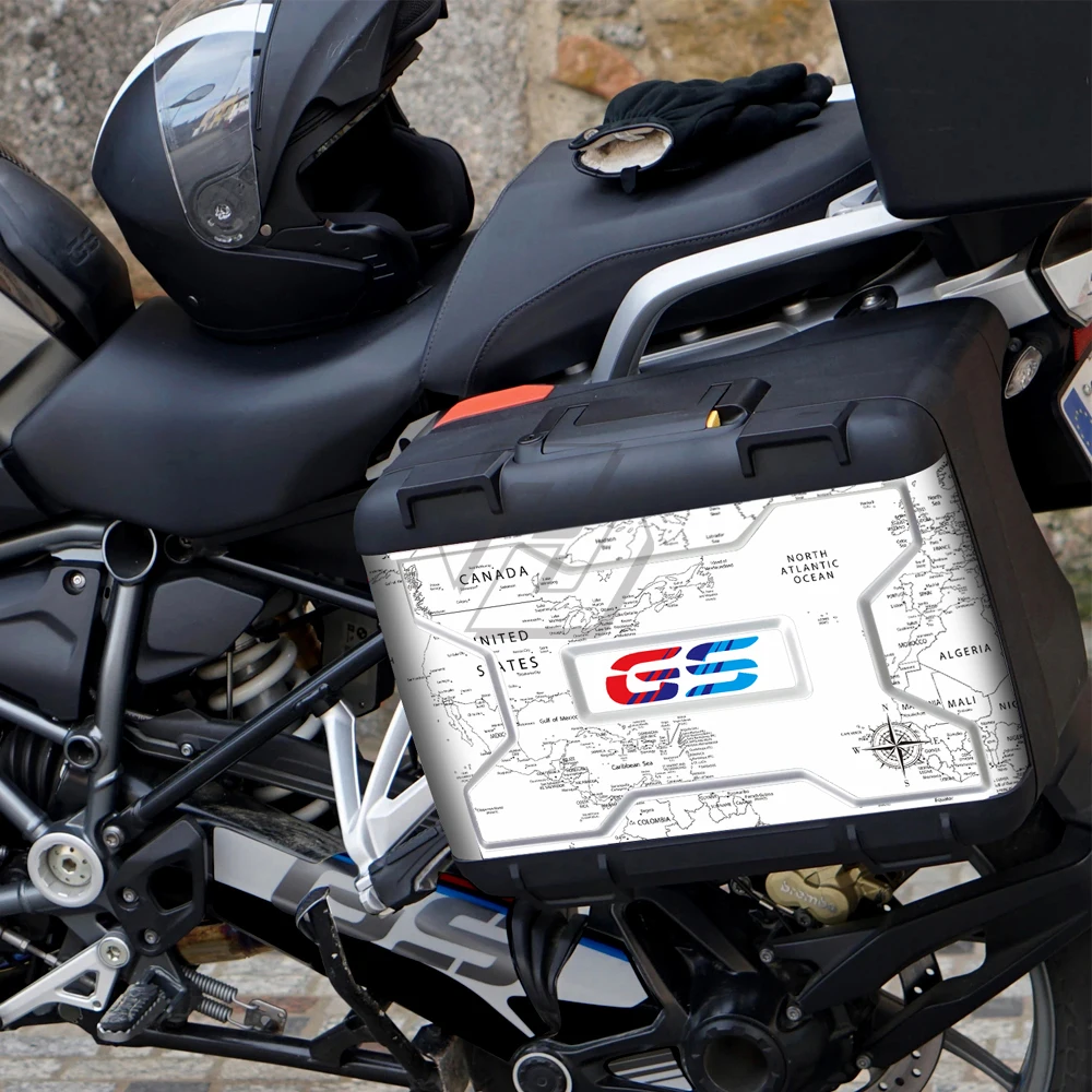 Motorcycle Sticker Case for BMW Vario Case 2004-2012 R1200GS R1250GS Sticker Easy Remove