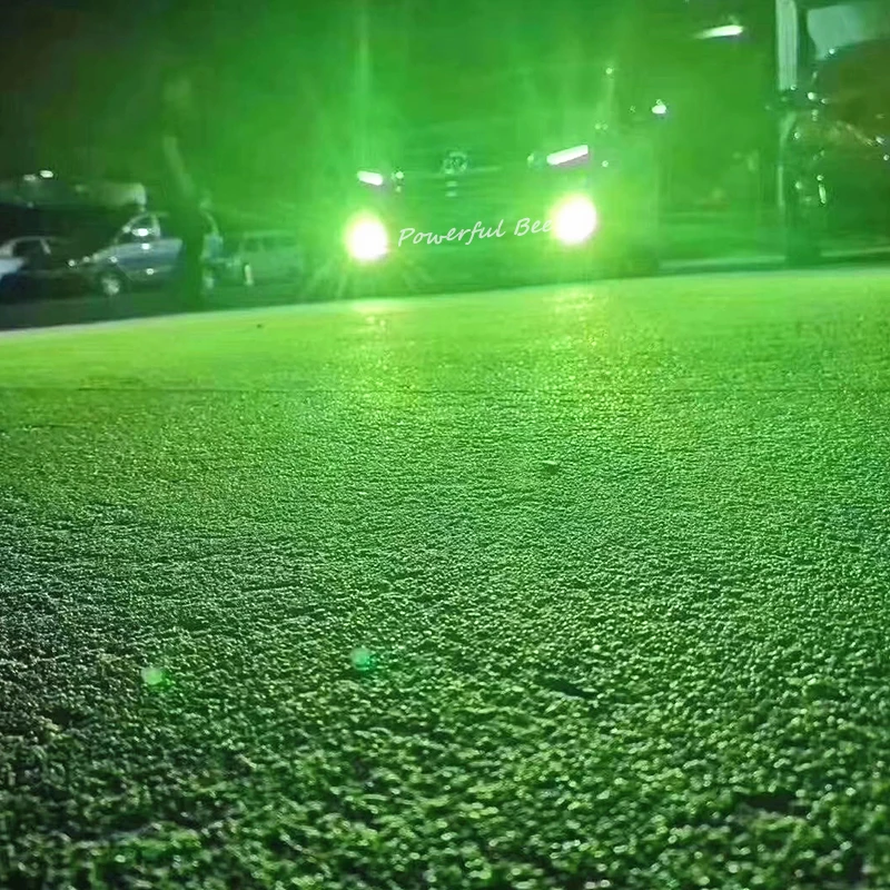 LED 자동차 안개등 램프, DRL 전구, 골든 옐로우 레몬 그린 화이트 색상, H1, 24W, 2 x