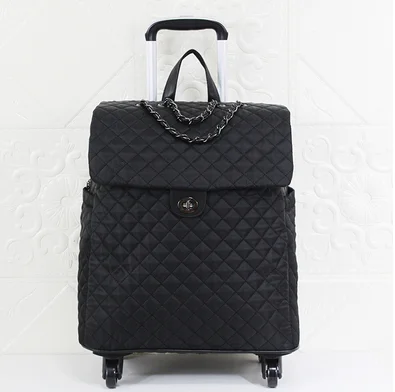 Vrouwen Reizen Trolley Bagage Tas 20 Inch Wielen Zakken Laptop Business Travel Trolley Spinner Koffer Bagage Koffer Op Wielen