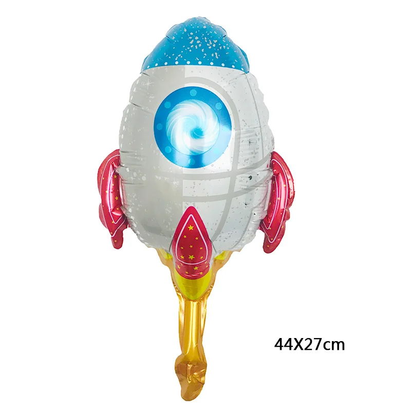 NEW 1psc/Mini Space Astronaut Rocket Balloon Child Birthday Spaceman Spaceship Theme Party Decoration Aluminum Balloon