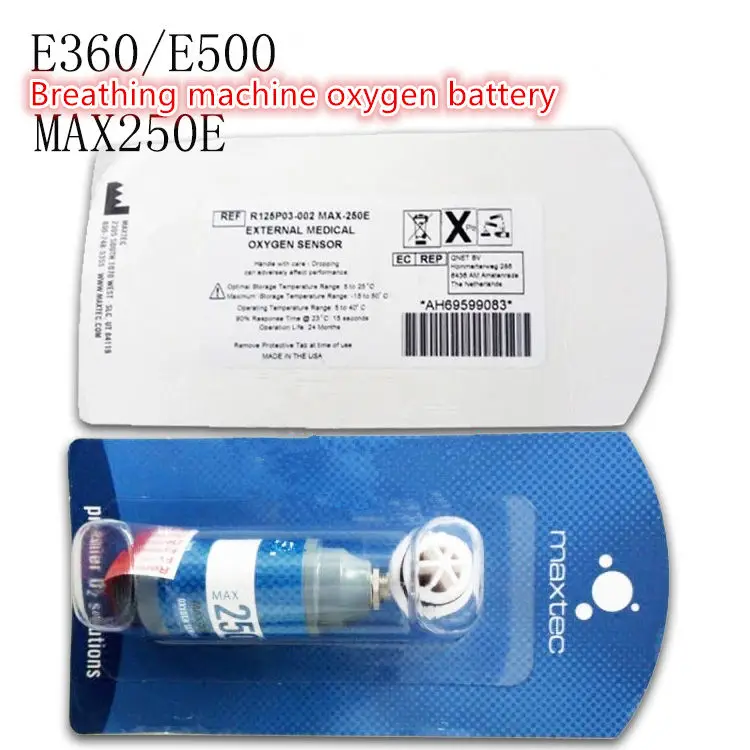 

MAXTEC oxygen sensor MAX-250E oxygen battery NEWPORT oxide cell oxygen sensor MAX250E for E360/E500