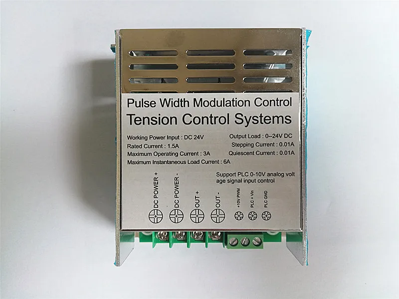 Imagem -05 - Placa de Ajuste de Tensão do Controlador de Freio de pó Magnético Dc24v Suporte de Simulação Plc Controle 010v Pwm