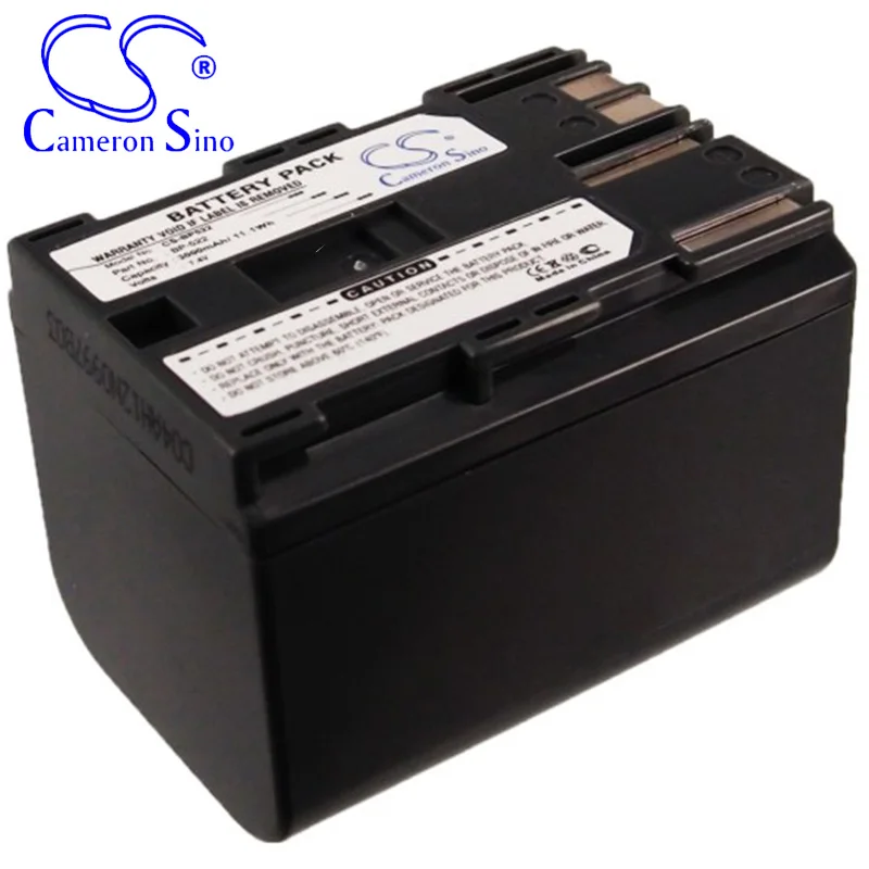 CameronSino Battery for Canon DM-MV100X DM-MV100Xi DM-MV30 FV10 FV100 IXY DVM MV300i Optura 10 fits Canon BP-522 camera battery