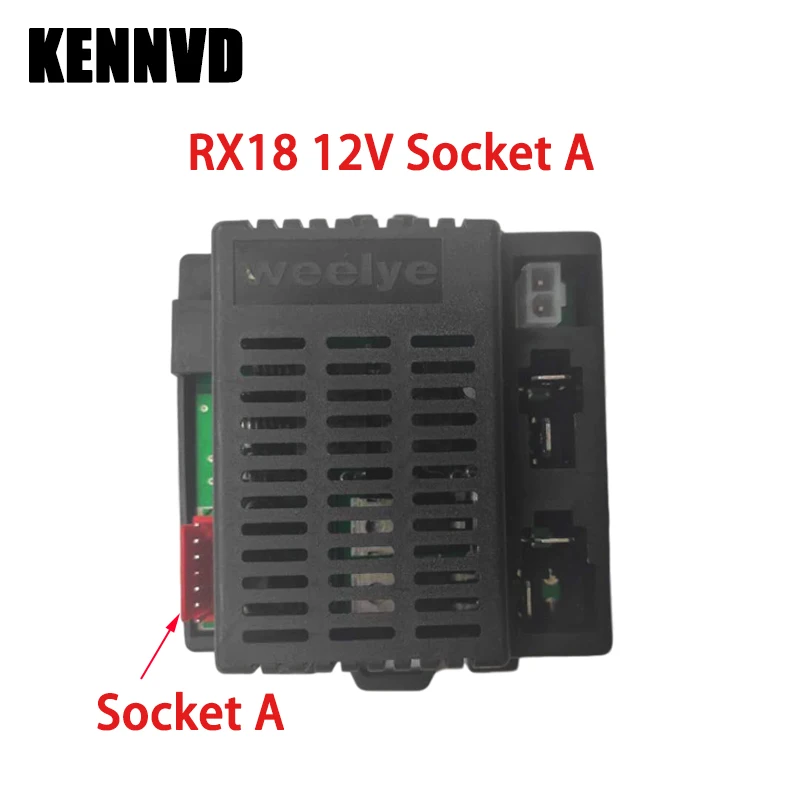 Receptor Y Mando Weelye De 2.4 GHz Para Coches Eléctricos Infantiles 6V, 12V Y 24V – Compatible Con Varios Modelos (Opción De Receptor O Kit Completo)