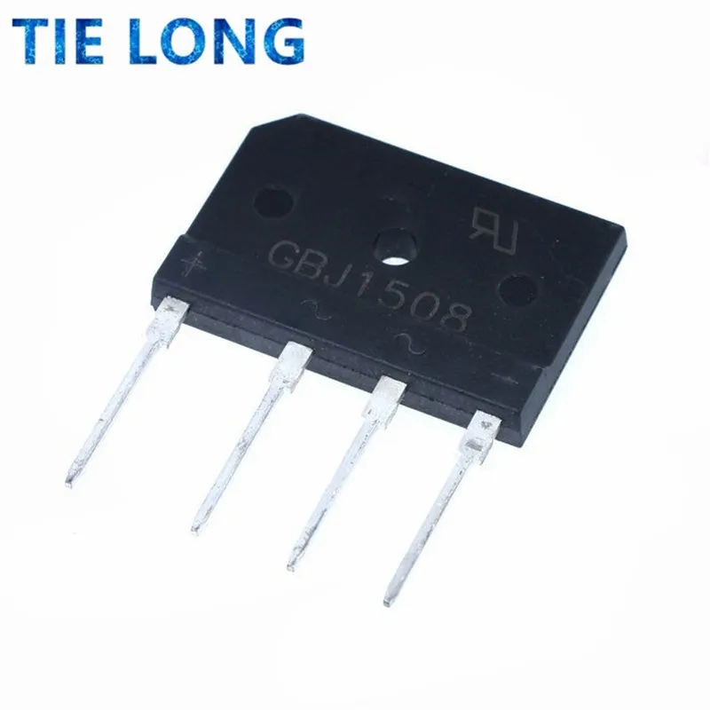 10PCS/LOT NEW GBJ1508 1508 15A/800V DIP4 in stock