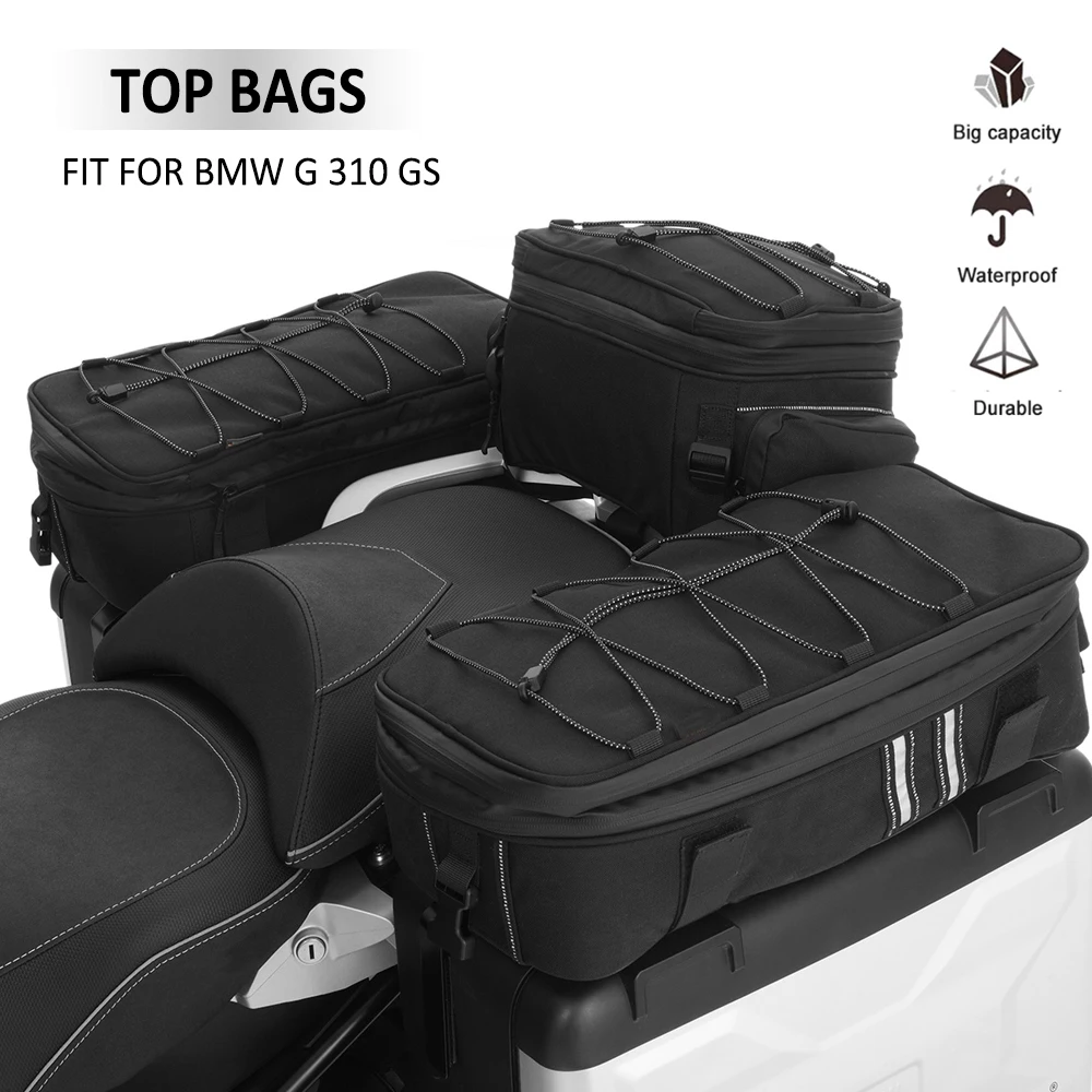 

G310GS NEW Motorcycle Rack Top Box Panniers Top Bag Case Saddle Waterproof Storage Luggage Bags Tailbag For BMW G 310 GS G310 GS