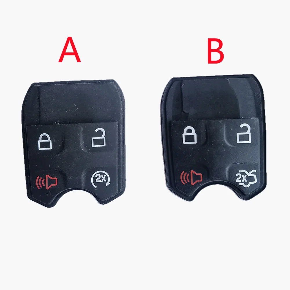 

Rubber Button Pad for Ford 4 Buttons Remote Key Shell