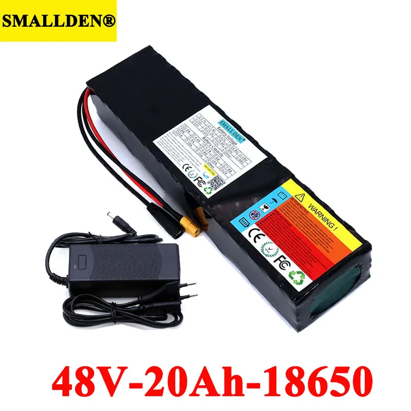 

48V 20ah 16ah E-bike battery 18650 13S 20000mAh li-ion battery pack bike conversion kit 500W 1000w and Charger XT60/T Plug