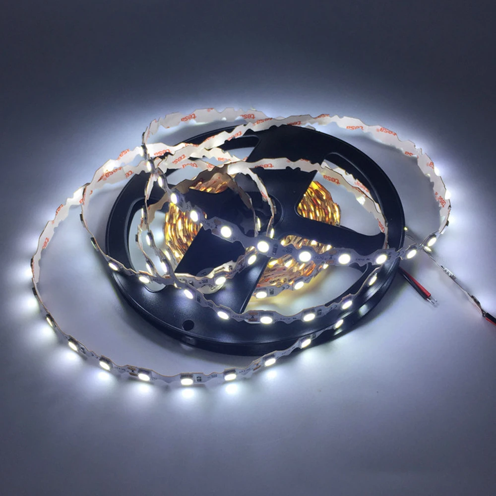 Imagem -04 - Faixa de Led S-shape Fita Flexível 5050 Rgb Warm White 60 Leds por m Bending Channel s tipo Carta mm Pcb 50m 12v 24v