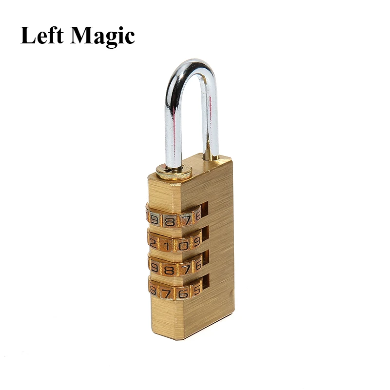 Induction Coded Dream Lock - Magic Tricks Close Up Stage  Gimmick Mentalism Chosen Numbers Open Padlock Magic Props Accessories