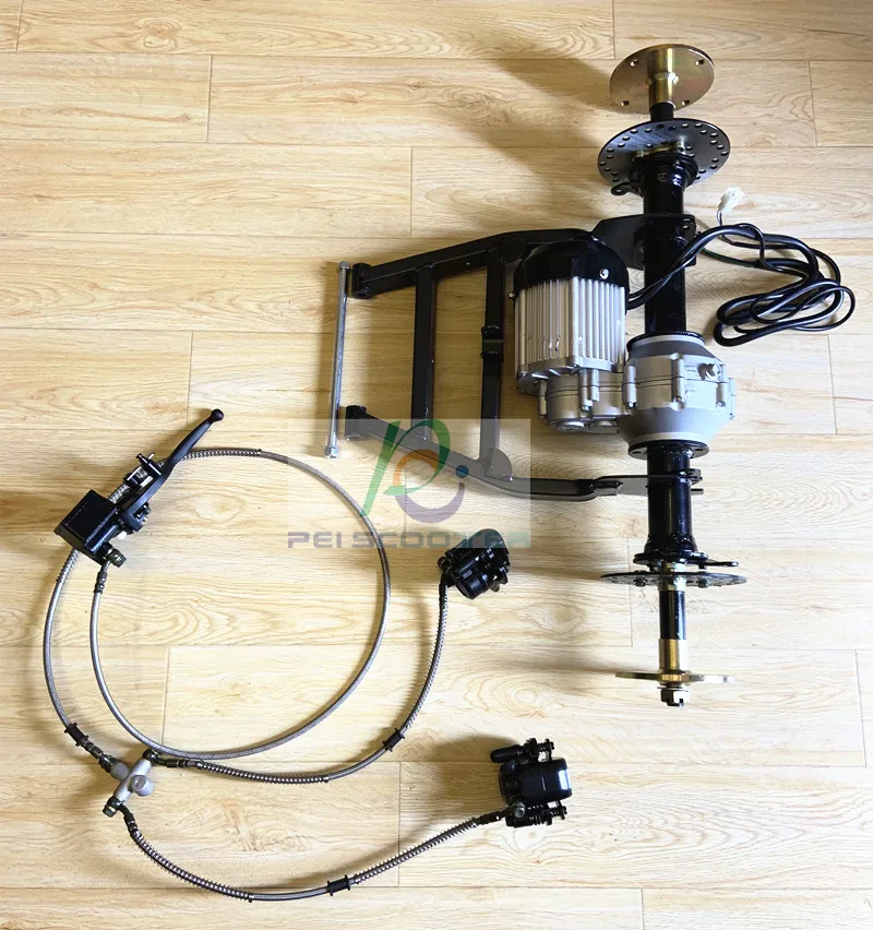 Kart car accessories,Bull electric beach car accessories,Differential shaft drive rear axle motor,Complete rear fork pbc-01