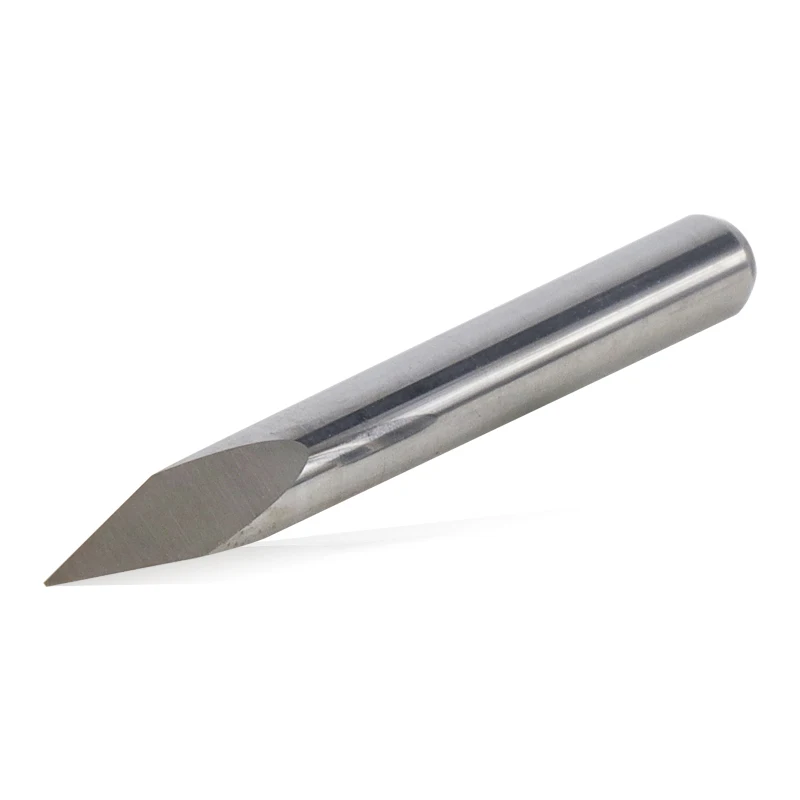 10pcs 3.175mm Shank 3 Edge PCB Engraving Bit Set 20/30/40/45/60/90 Degrees Tip 0.1 0.2 0.3mm Pyramid CNC Router Bit 3D Milling