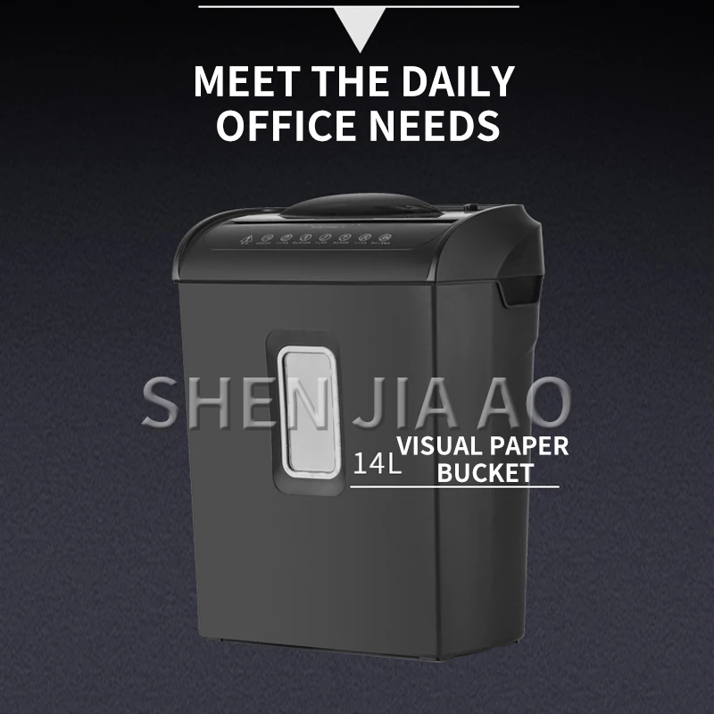 14L Mini Distruggidocumenti Desktop Office Home Trituratore Elettrico Automatico Frantoio di Carta Destroyer Guillotina Carta Documento AS608CM