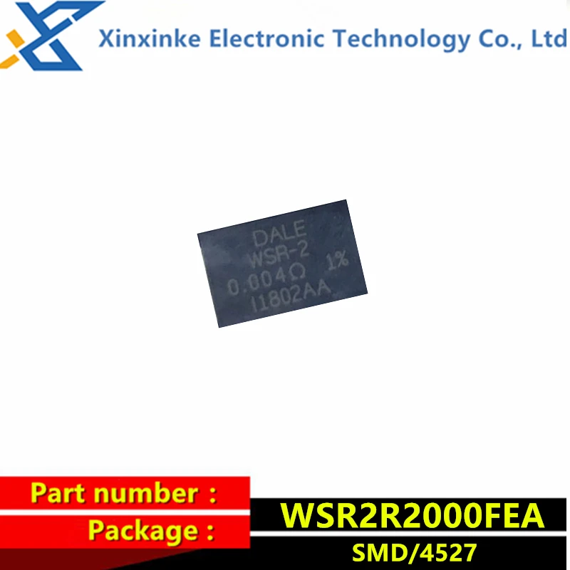 

WSR2R2000FEA DALE WSR-2 0.2R 1% 2W 4527 75PPM 200mR Current Sensing Resistor - SMD 2watts .2ohms New Original Genuine