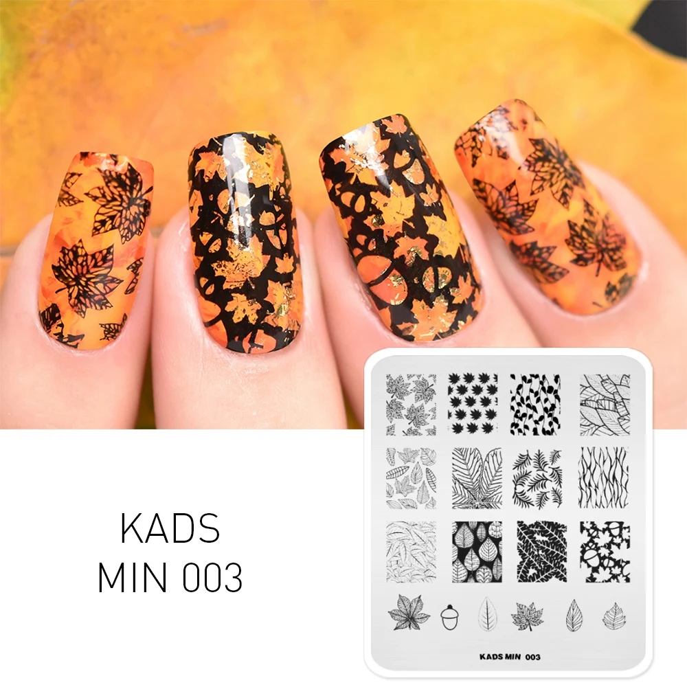 1pc Nail Stamp Plates Nail Art Plate Flower Leaves Line Pattern Design Image Stamp Template for Nail Printing Stencil DIY Tools