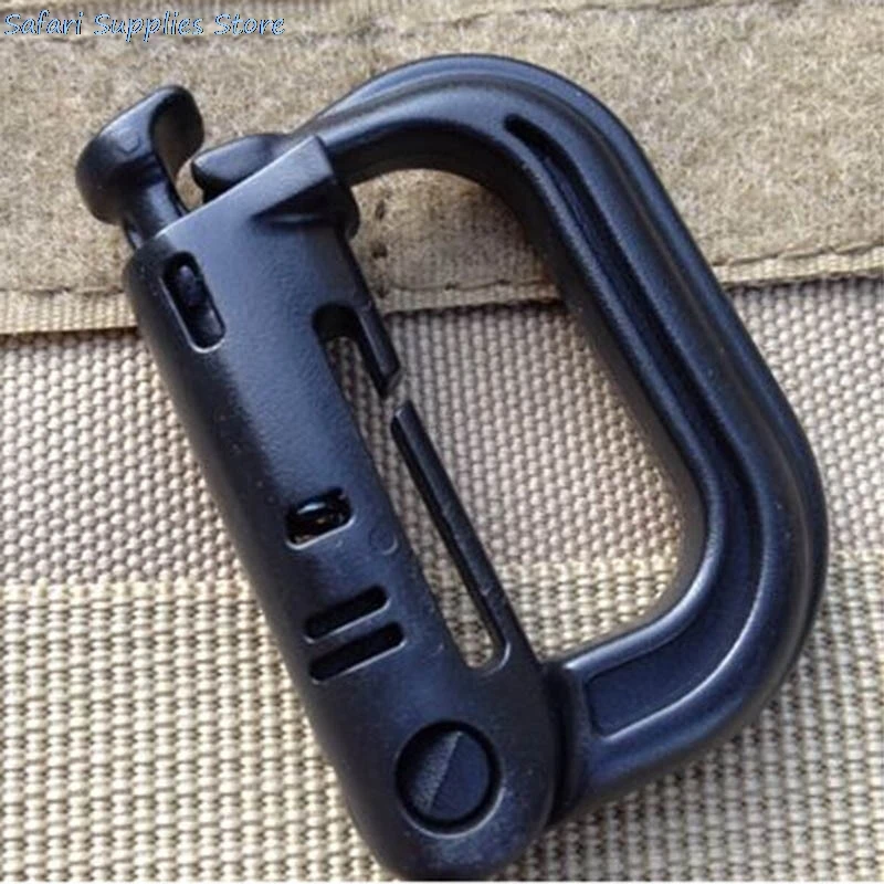 Molle taktischen Rucksack edc Schäkel Karabiner Snap D-Ring Clip Schlüssel ring Verriegelung Großhandel