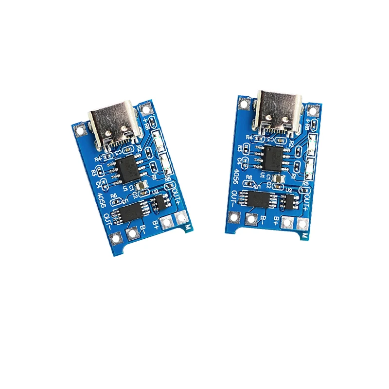 5Pcs 5V 1A TYPE C USB 18650 Lithium Battery Charging Board Charger Module+Protection Dual Functions TP4056 Module Charging