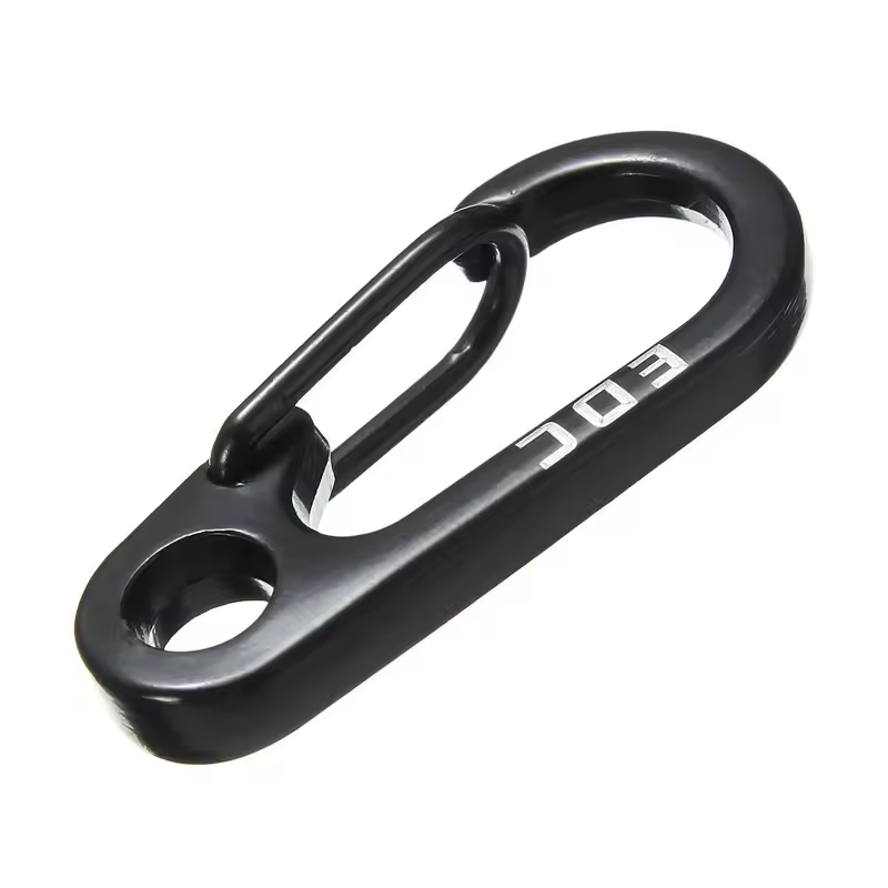 EDC Gear Mini mosquetón Clips de resorte gancho llavero de supervivencia al aire libre bolsillo senderismo herramienta de escalada llavero de aleación de aluminio